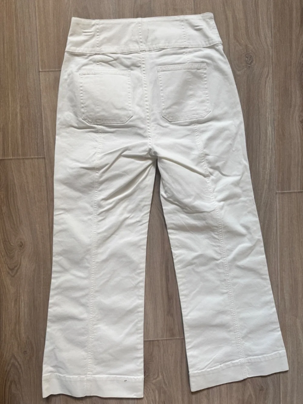 New Without Tags KATE SPADE, Chino Med Weight Wide Leg Pants, Sizes 26, 27, 28